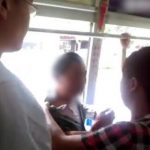 69岁老汉公交车上强抱猥亵少女 被多名乘客拉开